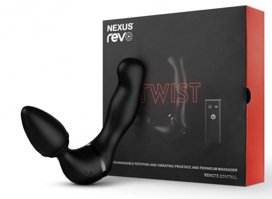 Черный гибридный вибромассажер Nexus Revo Twist - Nexus Range - в Стерлитамаке купить с доставкой