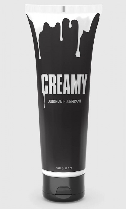 Смазка на водной основе Creamy с консистенцией спермы - 250 мл. - Strap-on-me - купить с доставкой в Стерлитамаке