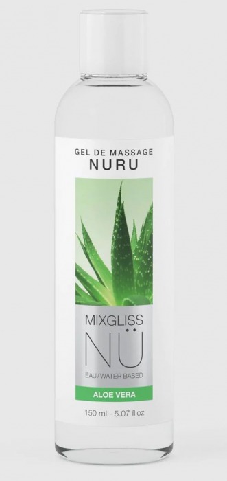 Массажный гель на водной основе Mixgliss NU Aloe Vera - 150 мл. - Mixgliss - купить с доставкой в Стерлитамаке