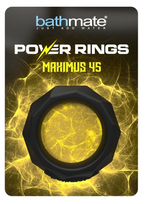 Черное эрекционное кольцо Maximus 45 - Bathmate - в Стерлитамаке купить с доставкой