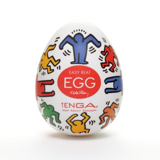 Мастурбатор-яйцо Keith Haring EGG DANCE - Tenga - в Стерлитамаке купить с доставкой