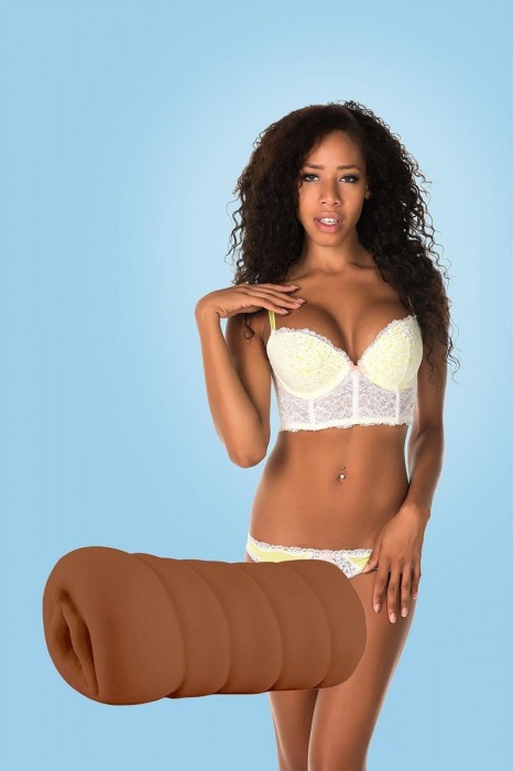 Коричневый мастурбатор-вагина BRIANNA - Dream Toys - в Стерлитамаке купить с доставкой