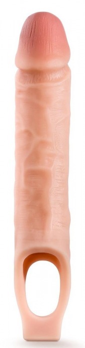 Телесная насадка на пенис 10 Inch Cock Sheath Extender - 25 см. - Blush Novelties - в Стерлитамаке купить с доставкой
