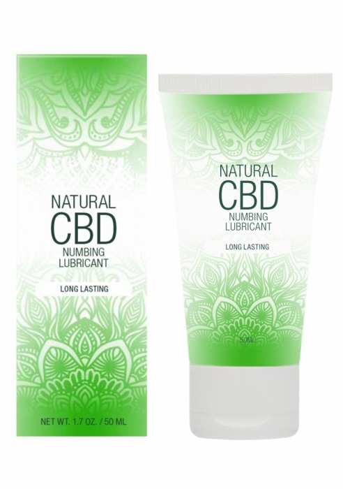 Лубрикант с пролонгирующим эффектом Natural CBD Numbing Lubricant - 50 мл. - Shots Media BV - купить с доставкой в Стерлитамаке