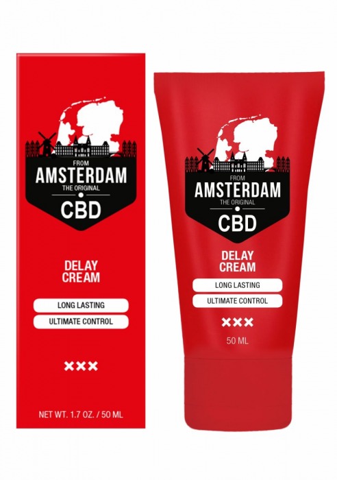 Крем-пролонгатор CBD from Amsterdam Delay Cream - 50 мл. - Shots Media BV - купить с доставкой в Стерлитамаке