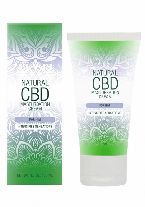 Крем для мастурбации для мужчин Natural CBD Masturbation Cream For Him - 50 мл. - Shots Media BV - купить с доставкой в Стерлитамаке