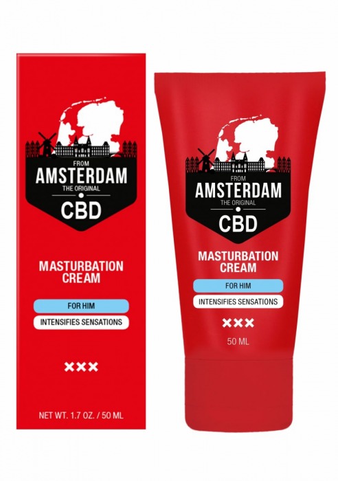 Крем для мастурбации для мужчин CBD from Amsterdam Masturbation Cream For Him - 50 мл. - Shots Media BV - купить с доставкой в Стерлитамаке