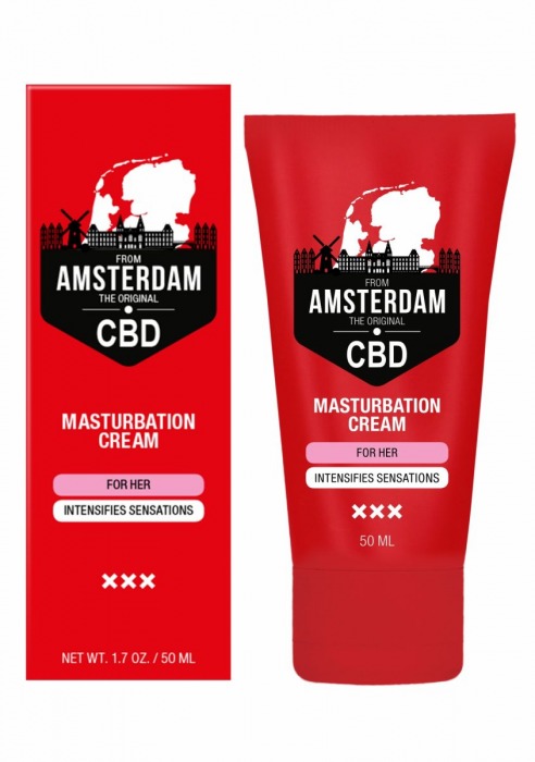 Крем для мастурбации для женщин CBD from Amsterdam Masturbation Cream For Her - 50 мл. - Shots Media BV - купить с доставкой в Стерлитамаке