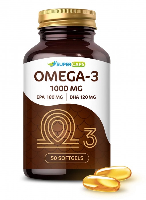 Пищевая добавка SuperCaps OMEGA-3 - 50 капсул (1000 мг) - SuperCaps - купить с доставкой в Стерлитамаке