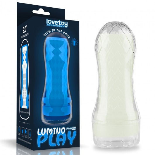 Светящийся в темноте мастурбатор Lumino Play Masturbator Pocketed - Lovetoy - в Стерлитамаке купить с доставкой