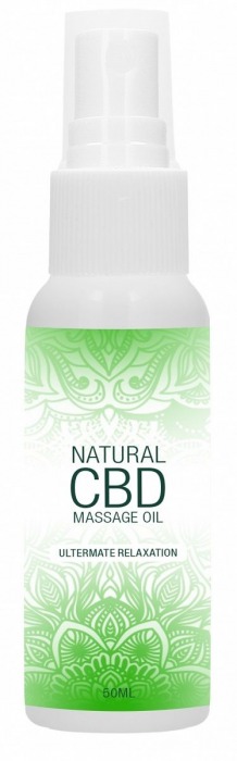 Массажное масло Natural CBD Massage Oil - 50 мл. - Shots Media BV - купить с доставкой в Стерлитамаке