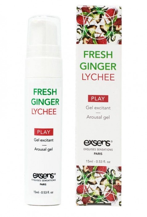 Возбуждающий гель Fresh Ginger Lychee Arousal Gel - 15 мл. - Exsens - купить с доставкой в Стерлитамаке