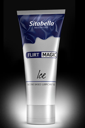 Силиконовая гель-смазка FLIRT MAGIC Ice с лёгким пролонгирующим эффектом - 75 мл. - Sitabella - купить с доставкой в Стерлитамаке