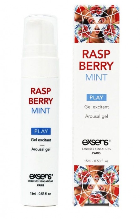 Возбуждающий гель Raspberry Mint с ароматом малины и мяты - 15 мл. - Exsens - купить с доставкой в Стерлитамаке