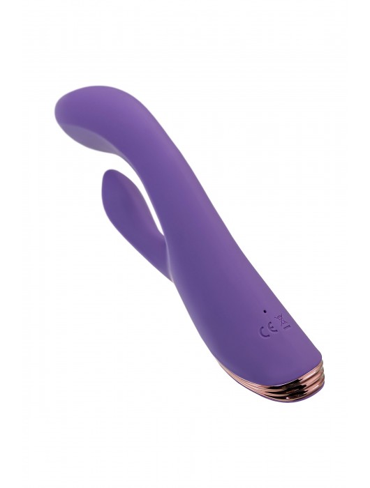 Фиолетовый вибратор-кролик Fingie с функцией Come-Hither - 21,6 см. - JOS