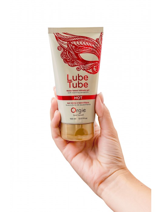 Интимный гель на водной основе Lube Tube Hot с разогревающим эффектом - 150 мл. - ORGIE - купить с доставкой в Стерлитамаке