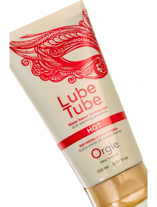 Интимный гель на водной основе Lube Tube Hot с разогревающим эффектом - 150 мл. - ORGIE - купить с доставкой в Стерлитамаке