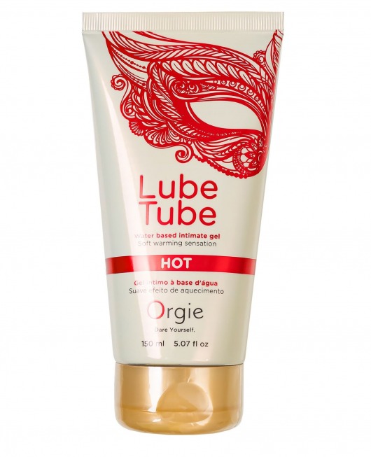 Интимный гель на водной основе Lube Tube Hot с разогревающим эффектом - 150 мл. - ORGIE - купить с доставкой в Стерлитамаке