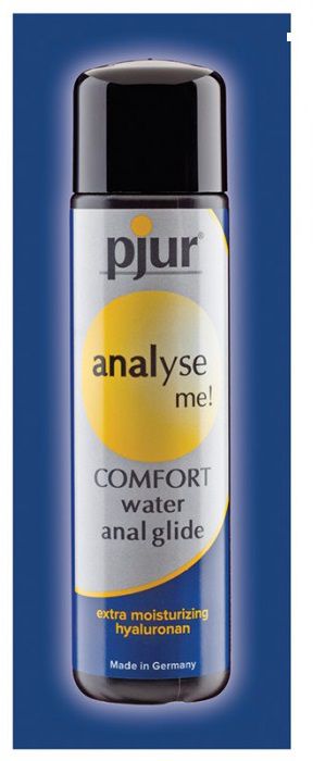 Анальный лубрикант pjur ANALYSE ME Comfort Water Anal Glide - 2 мл. - Pjur - купить с доставкой в Стерлитамаке