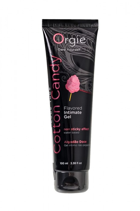 Интимный гель на водной осное Lube Tube Cotton Candy со вкусом сахарной ваты - 100 мл. - ORGIE - купить с доставкой в Стерлитамаке