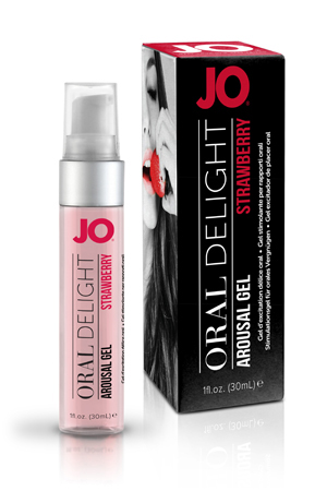 Клубничный лубрикант для оральных ласк Oral Delight Strawberry Sensation - 30 мл. - System JO - купить с доставкой в Стерлитамаке