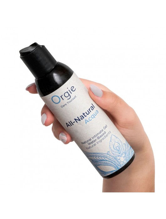 Интимный гель на водной основе Orgie All-Natural Acqua - 150 мл. - ORGIE - купить с доставкой в Стерлитамаке