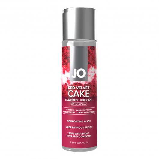 Лубрикант на водной основе JO H2O Red Velvet Cake Flavored Lubricant - 60 мл. - System JO - купить с доставкой в Стерлитамаке