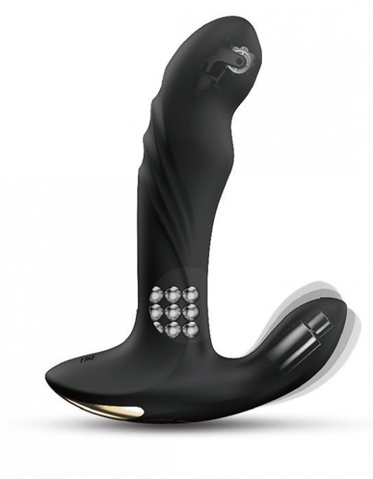 Черный вибромассажер простаты Multi P-Joy с 3 моторами - Dorcel - в Стерлитамаке купить с доставкой