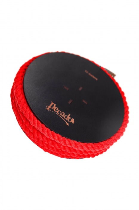 Красная веревка для шибари на катушке - 10 м. - Pecado - купить с доставкой в Стерлитамаке