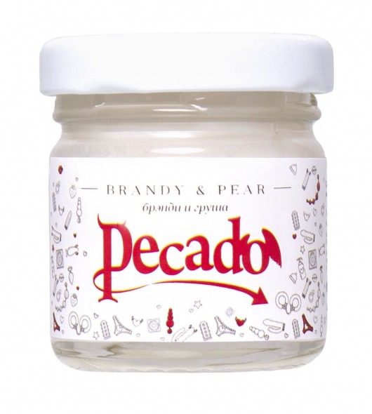 Массажная свеча Brandy   Pear - 35 мл. - Pecado - купить с доставкой в Стерлитамаке