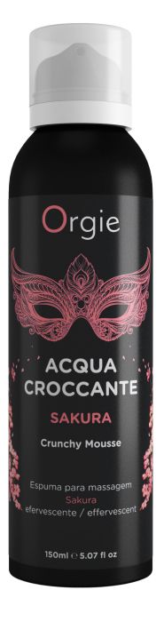 Хрустящая пенка для массажа Orgie Acqua Croccante Sakura с ароматом сакуры - 150 мл. - ORGIE - купить с доставкой в Стерлитамаке