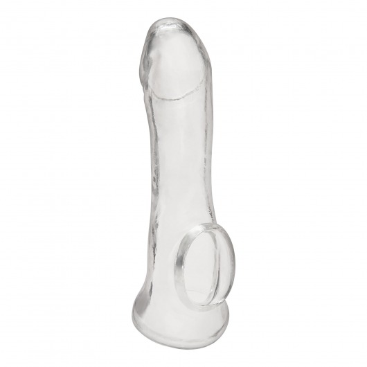 Прозрачная насадка на пенис Transparent Penis Enhancing Sleeve Extension - 15,9 см. - BlueLine - в Стерлитамаке купить с доставкой