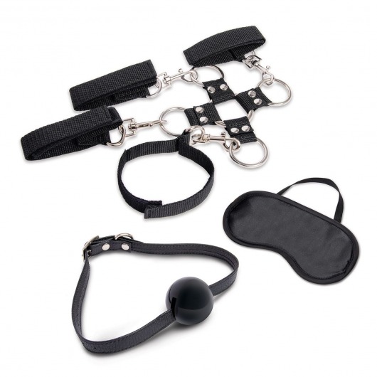 Набор для фиксации из 7 предметов Hogtie   Ball Gag Kit - Lux Fetish - купить с доставкой в Стерлитамаке