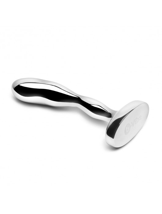 Стальной стимулятор простаты Stainless Steel Prostate Plug - 11,5 см. - b-Vibe - в Стерлитамаке купить с доставкой
