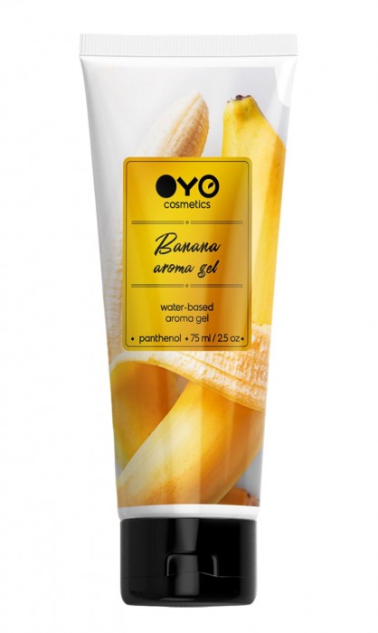 Лубрикант на водной основе OYO Aroma Gel Banana с ароматом банана - 75 мл. - OYO - купить с доставкой в Стерлитамаке