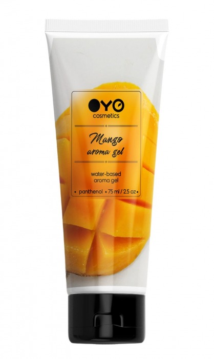 Лубрикант на водной основе OYO Aroma Gel Mango с ароматом манго - 75 мл. - OYO - купить с доставкой в Стерлитамаке