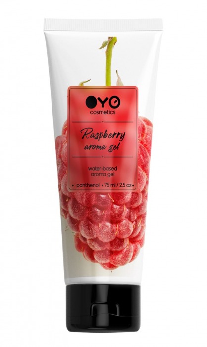 Лубрикант на водной основе OYO Aroma Gel Raspberry с ароматом малины - 75 мл. - OYO - купить с доставкой в Стерлитамаке