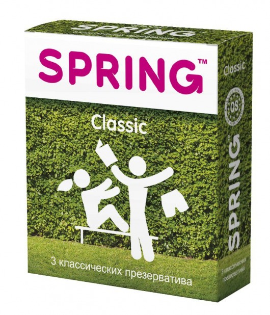 Классические презервативы SPRING CLASSIC - 3 шт. - SPRING - купить с доставкой в Стерлитамаке