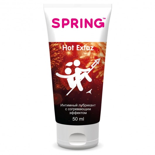 Согревающие интимный лубрикант Spring Hot Extaz - 50 мл. - SPRING - купить с доставкой в Стерлитамаке