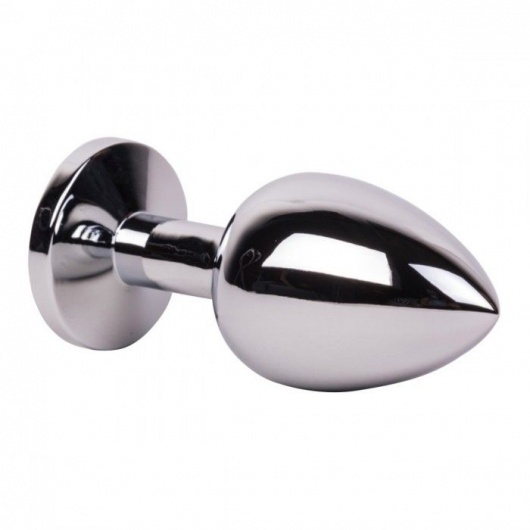 Большой стальной плаг с розовым кристаллом Pink Bubble Gum - 9,5 см. - Erotic Fantasy - купить с доставкой в Стерлитамаке