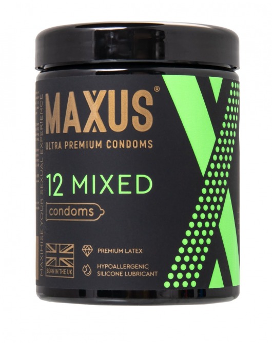 Презервативы MAXUS Mixed - 12 шт. - Maxus - купить с доставкой в Стерлитамаке