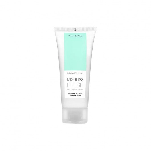 Лубрикант с охлаждающим эффектом Mixgliss Fresh Pepper Mint - 70 мл. - Strap-on-me - купить с доставкой в Стерлитамаке