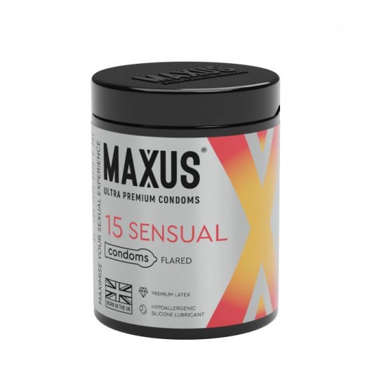 Анатомические презервативы MAXUS Sensual - 15 шт. - Maxus - купить с доставкой в Стерлитамаке