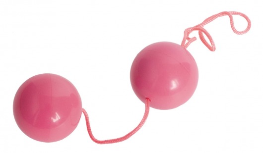 Розовые вагинальные шарики BI-BALLS - Toyfa Basic в Стерлитамаке Розовые вагинальные шарики BI-BALLS - Toyfa Basic