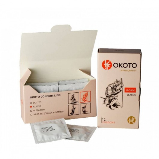 Презервативы OKOTO Classic - 12 шт. - Sitabella - купить с доставкой в Стерлитамаке