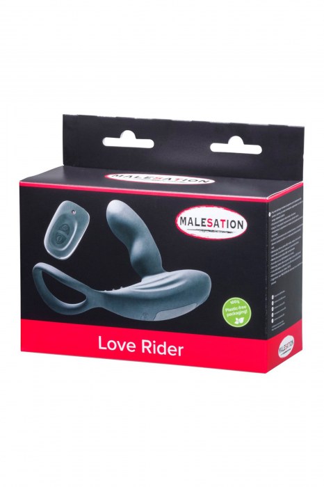 Стимулятор простаты с эрекционным кольцом Love Rider - MALESATION - в Стерлитамаке купить с доставкой