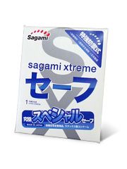 Презерватив Sagami Xtreme Ultrasafe с двойным количеством смазки - 1 шт. - Sagami - купить с доставкой в Стерлитамаке