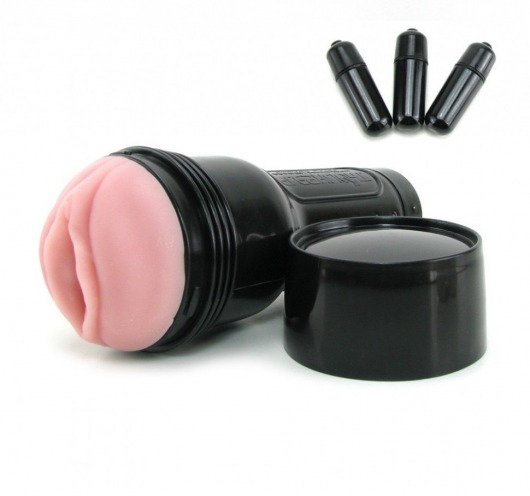 Мастурбатор-вагина Fleshlight - Vibro Pink Lady Touch с вибрацией - Fleshlight - в Стерлитамаке купить с доставкой