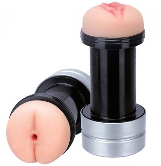 Мастурбатор 2-в-1 REALSTUFF 2 IN 1 HUMMER ANUS   VAGINA: вагина и анус - Dream Toys - в Стерлитамаке купить с доставкой