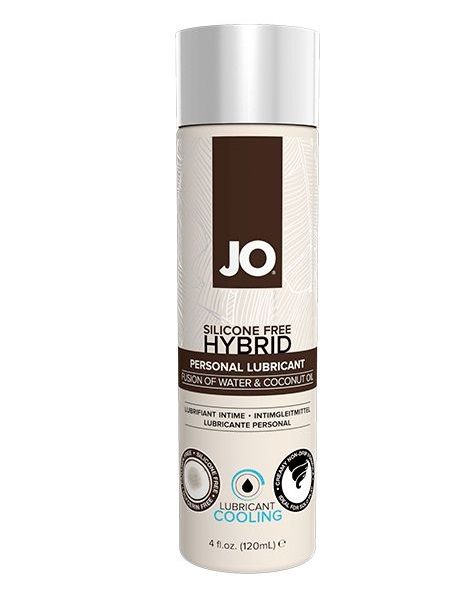 Водно-масляный лубрикант с охлаждающим эффектом JO Silicon free Hybrid Lubricant COOLING - 120 мл. - System JO - купить с доставкой в Стерлитамаке